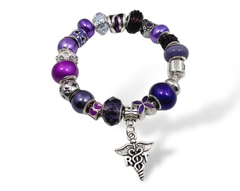 Respiratory Therapist Charm Bracelet