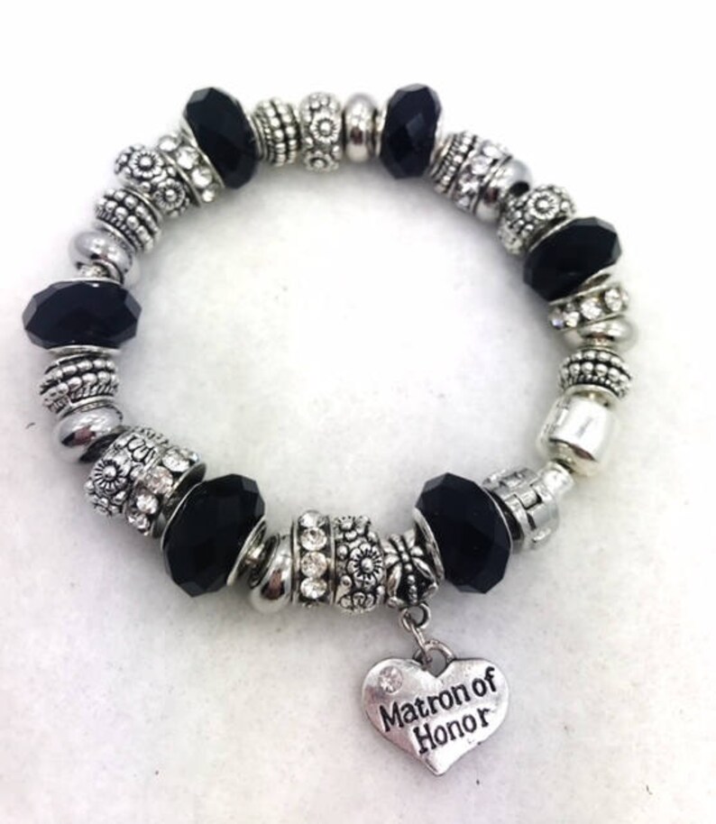 Matron of Honor Charm Bracelet image 3