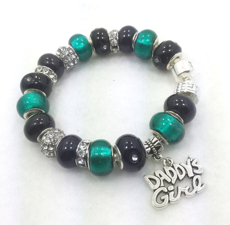 Daddy's Girl European Style Charm Bracelet Etsy