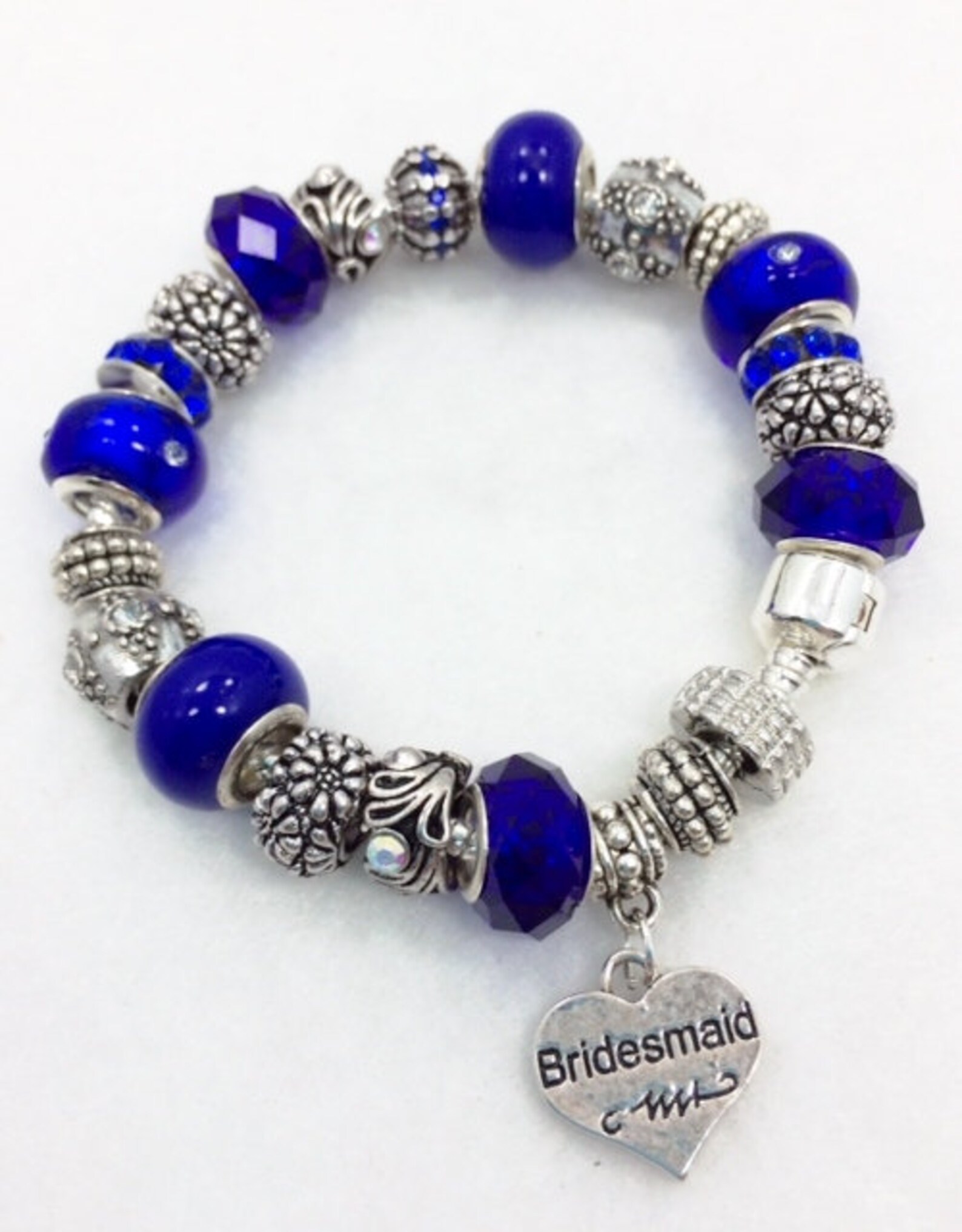 Bridesmaid European Charm Bracelet Etsy