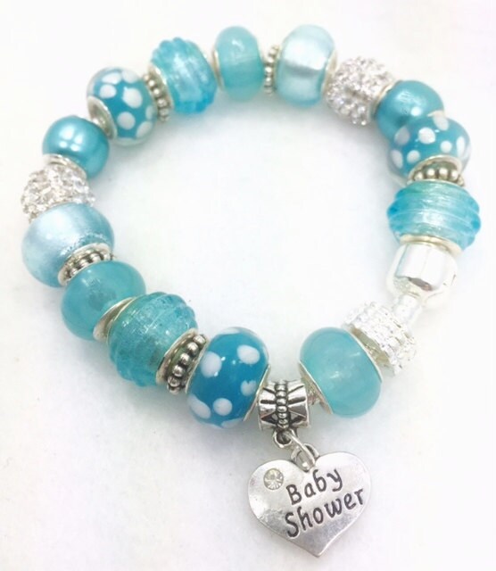 Baby Shower Charm Bracelet Etsy