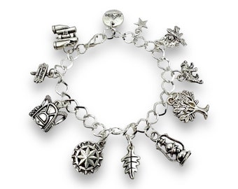 Camping Charm Bracelet