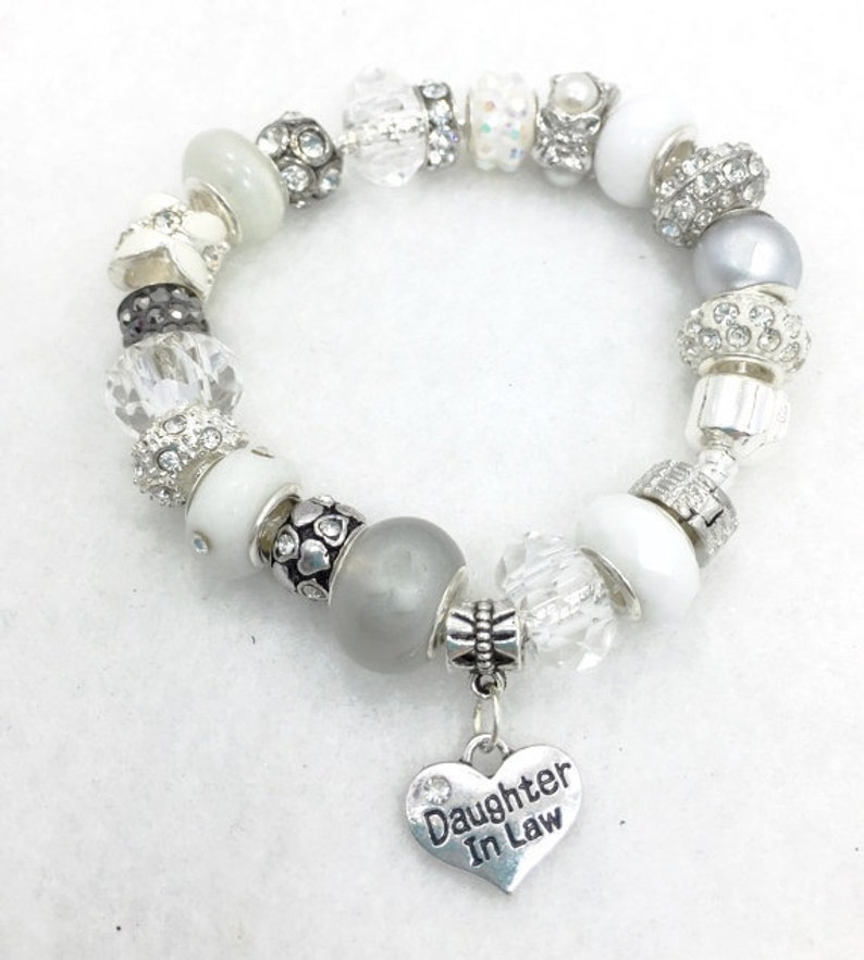 Daughter In Law Charm Bracelet | Etsy