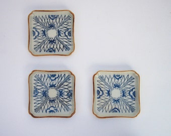 Blue & Orange Trinket Dishes