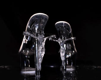 Crucifix Pleaser Heels