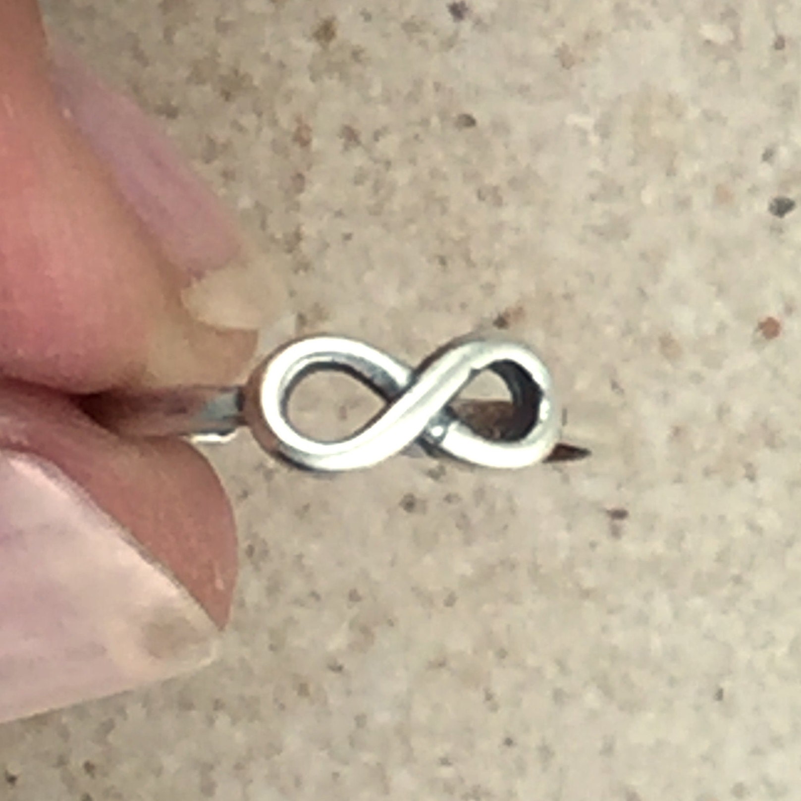 Infinity Sterling Silver Toe Ring Adjustable Toe Ring Midi | Etsy