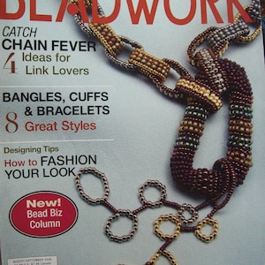 Beadwork Magazine: Jewelry Projects, Bangles, Bracelets, Metal Stamping (August/September 2006)