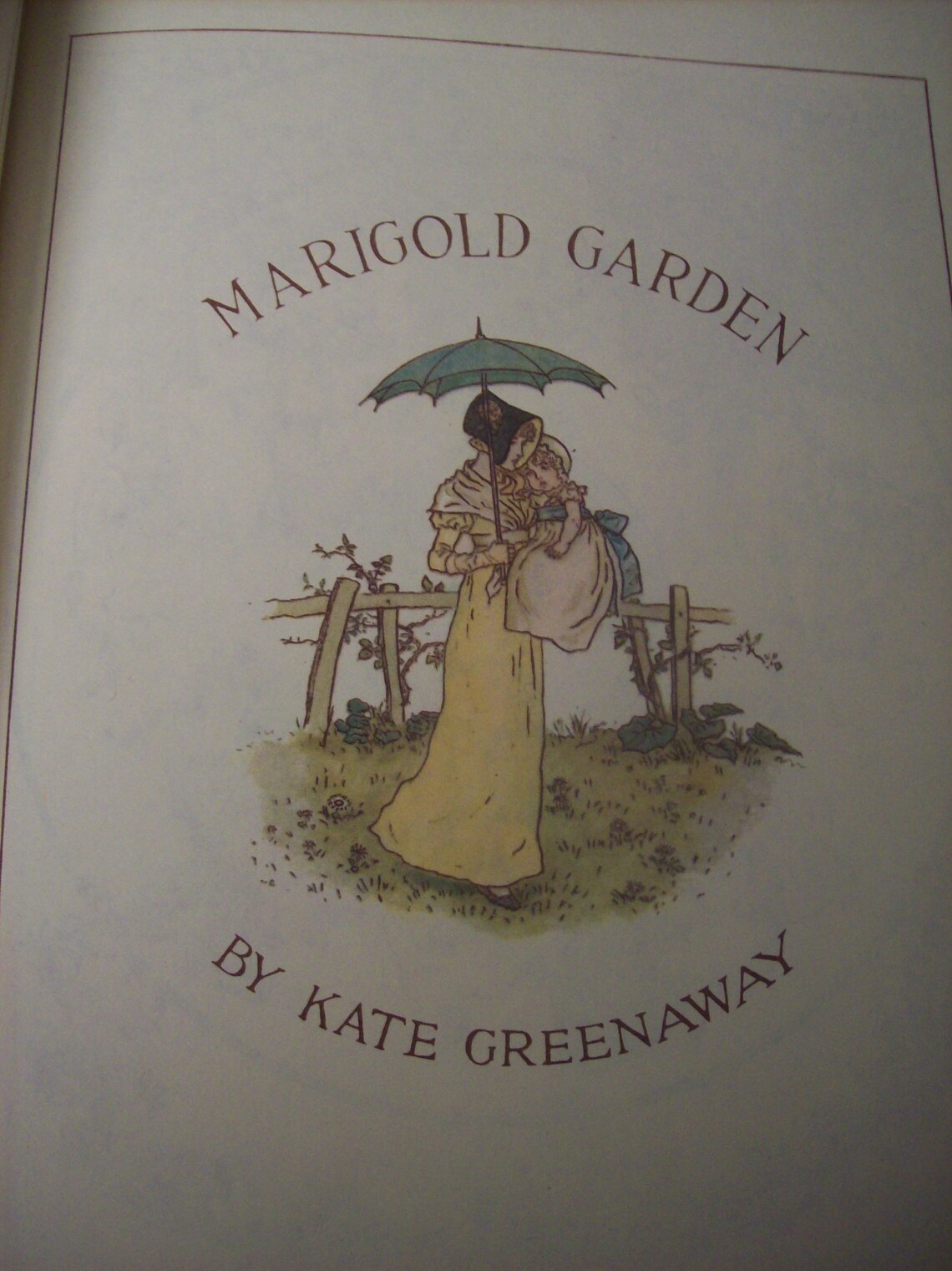 Marigold Garden by Kate Greenaway/ Hardbound/ Children's Book/ Vintage