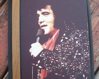Vintage Wood Elvis Picture-Wall Art-Memorabilia
