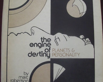 Cosmopsychology The engine of destiny Planets and Personality by marc robertson  1974 / Astrology/ Rare Book