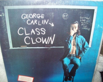 George Carlin Class Clown Vinyl Record/ Stereo/ LD 1004/ Little David Records/ 1972/ Vintage Humor Comedian /non music