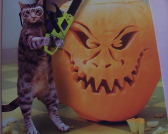 Halloween Greeting Card-Unused- Carve Out Some Time for Fun