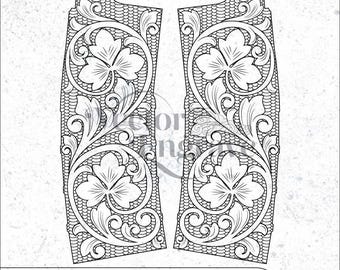 PMAG Scroll Art Svg,lasercut,laserengraving,fiberlaser,engravingfiles,laserpattern,engravingdesign,engravingpattern,metalart