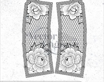 PMAG Snake Scale & Scroll Svg,lasercut,laserengraving,fiberlaser,engravingfiles,laserpattern,engravingdesign,engravingpattern,metalart