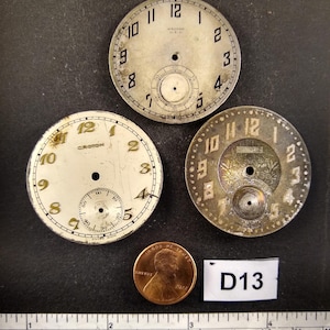 Pocket Watch Dials/Faces - 14 size