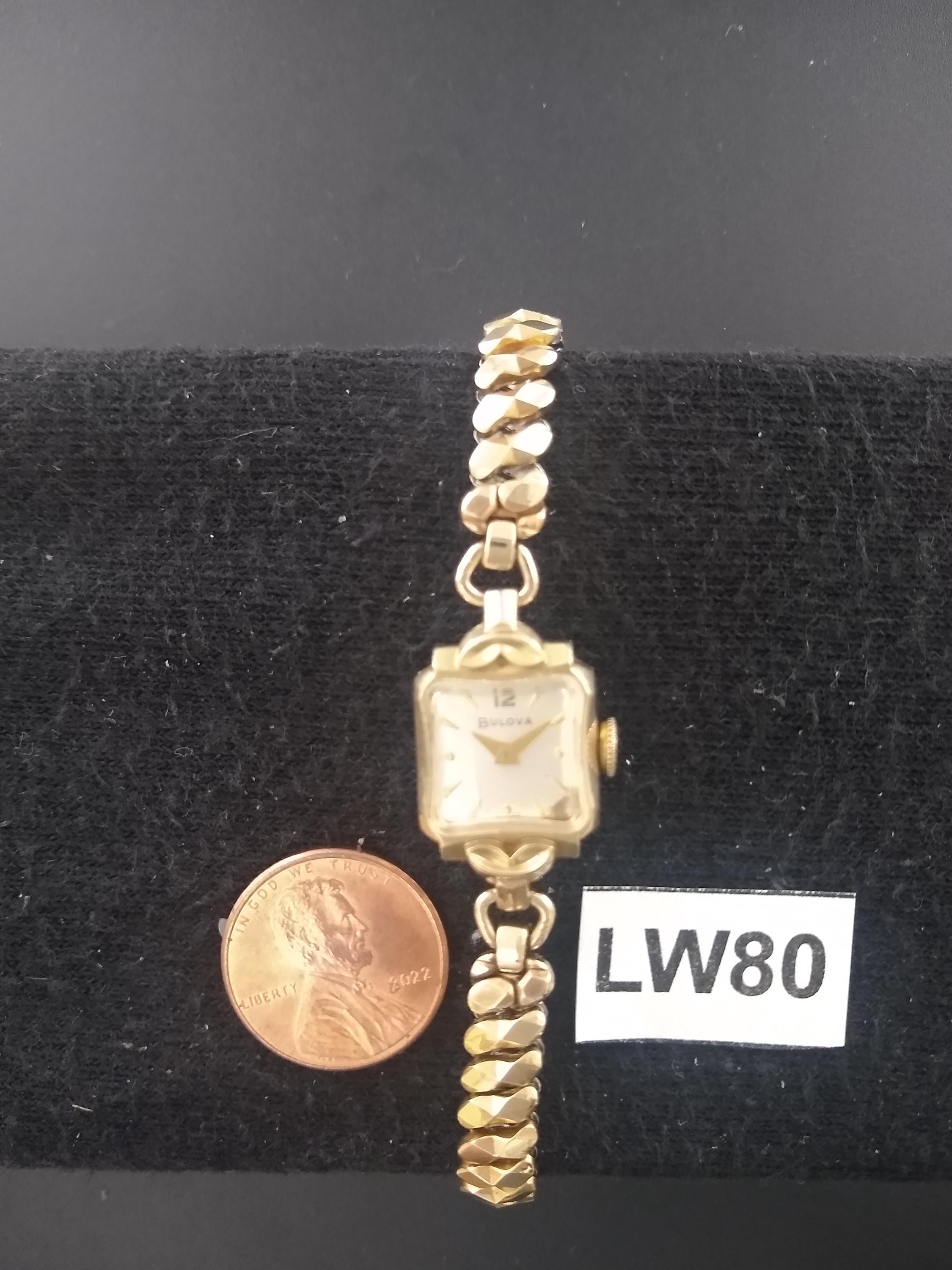 Vintage Bulova 21 Jewel Ladies Mechanical Wristwatch 5AD 10k Rolled Gold Plated VINTAGE 10k Gold Filled Bulova 21 Jewels Wind Up Watch : r  main image 2