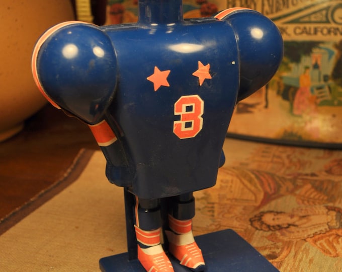 Vintage 1975 Super Jock Super Toe Toy Football Kicker Schaper Mfg Co Etsy