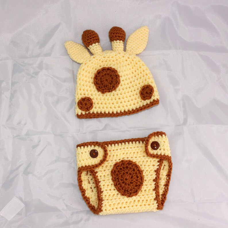 crochet giraffe hat