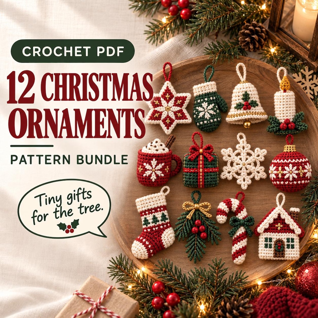 Policy Tree Guide.pdf Christmas Crochet Ornament Pattern Bundle, 12 Cozy Tree Decorations PDF ...