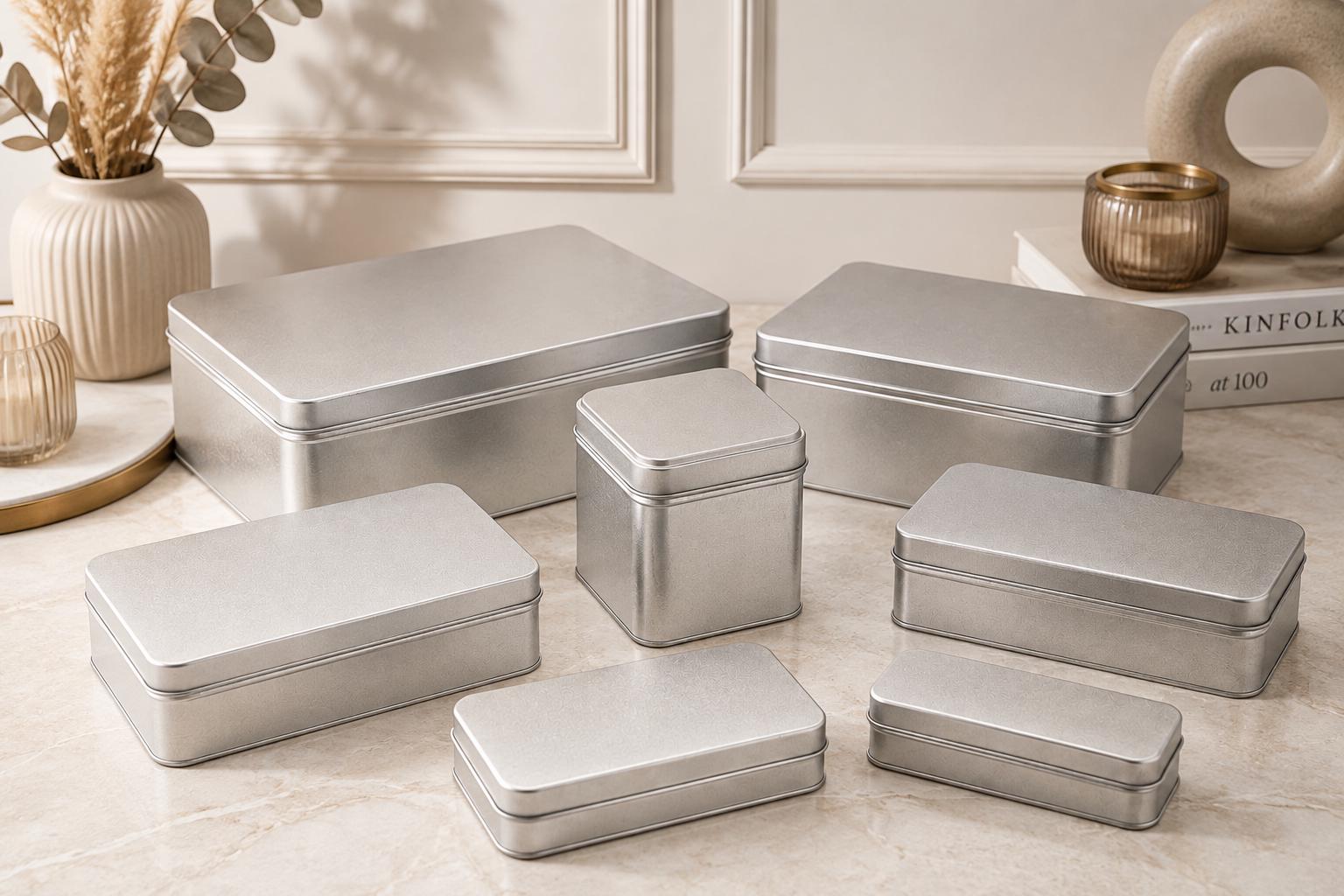Metall box mit deckel