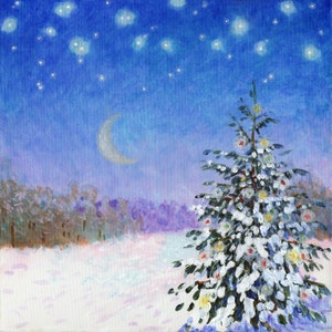 Christmas Stars 2 - Special print made by the Artist