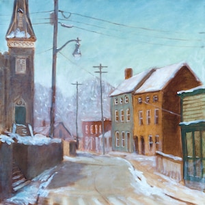 Lower St Paul Street - Historic Ellicott City, Md - Original limited edition print