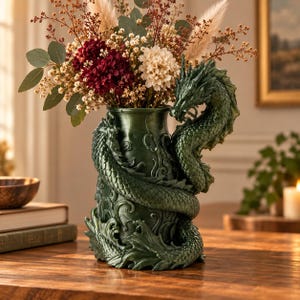 Dragon Vase - Etsy