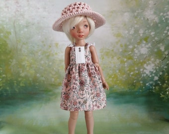 Handknit sewn dress fit for Irrealdoll Nora,Tali 11" doll