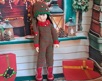 Handknit outfit fit for Irrealdoll Nora,Tali 11" doll Christmas