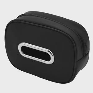 Handmade Nappa Leather Car Tissue Holder Personalized Console Armrest Napkin Box Sun Visor Backseat Tissue Case Strap Design