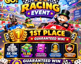 K-pop Demon Hunters Racers - Monopoly_GO_Recer Event - volledige carry (Ik 3 = 1 Jij)
