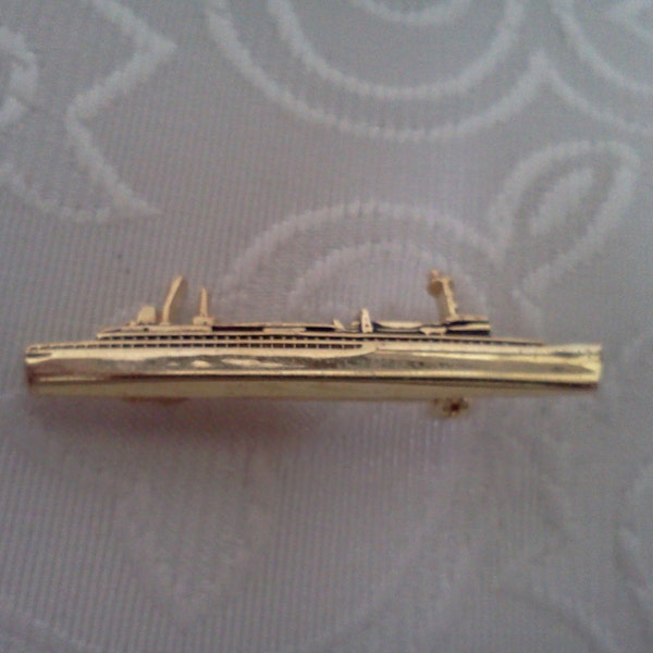 Vintage Ship Brooch