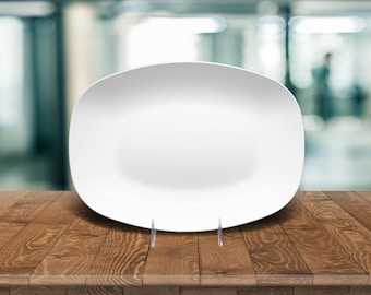 Piatto ovale personalizzato da 25 x 35,5 cm: