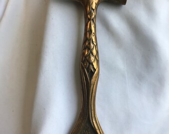 Brass woodpecker Bottle Opener Barware Ice Hammer Ice Pick Figural Bitd