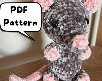 Crochet Rat Pattern — Velvet Rat Amigurumi