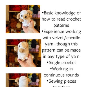 Virkat spökvalpmönster: Amigurumi Halloweenhund (PDF-nedladdning) bild 2
