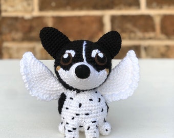 ADD ON ITEM— Angel wings for crochet dog