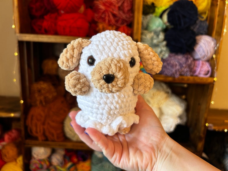 Virkat spökvalpmönster: Amigurumi Halloweenhund (PDF-nedladdning) bild 9