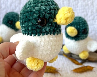 Crochet Duck Stuffed Animal - Ready to Ship - Handmade Duck Plush