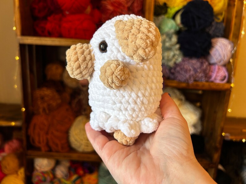 Virkat spökvalpmönster: Amigurumi Halloweenhund (PDF-nedladdning) bild 7