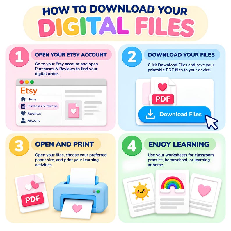 Color by Code Worksheets for Kids | Preschool Printable Activity ...