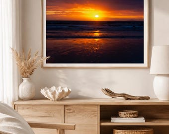 Tramonto sulla costa gallese