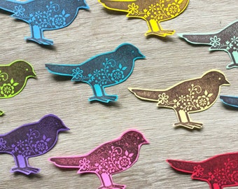 bird Embellishments for Scrapbooking - card making - DIY paper crafts - junk journal -  Thebiggestlittlecardshop