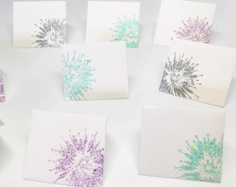 Tooth Fairy envelopes - Tiny envelopes with inserts - mini envelopes with a touch of sparkle,  pastels miniature envelopes - handmade