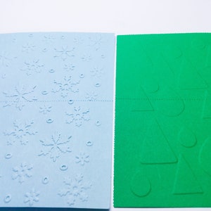 Dry embossed cardstock Embossed card fronts scrapbook embellishments image 7