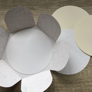 Flower Petal Gift Card Holder: Scrapbook Paper Envelopes (Set of 6)