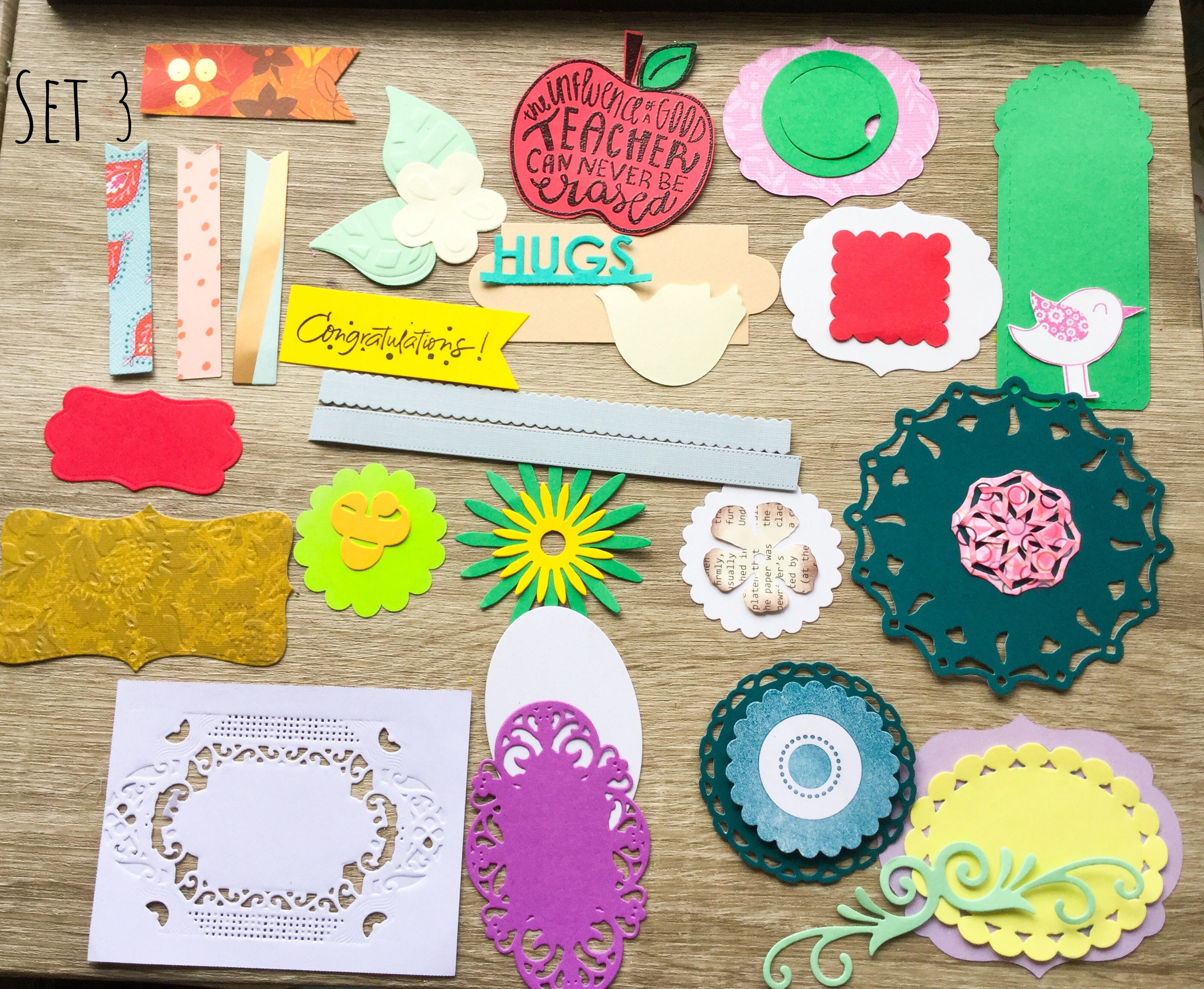 32 Assorted DIY Paper die cuts DIY crafts card making Etsy