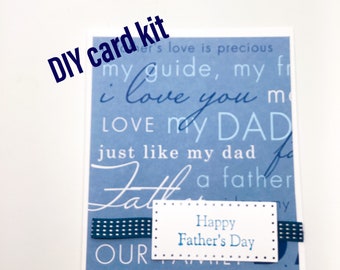 DIY Happy Father’s Day card - Celebrate Dad - Set of 1 - 7 - Make your own cards