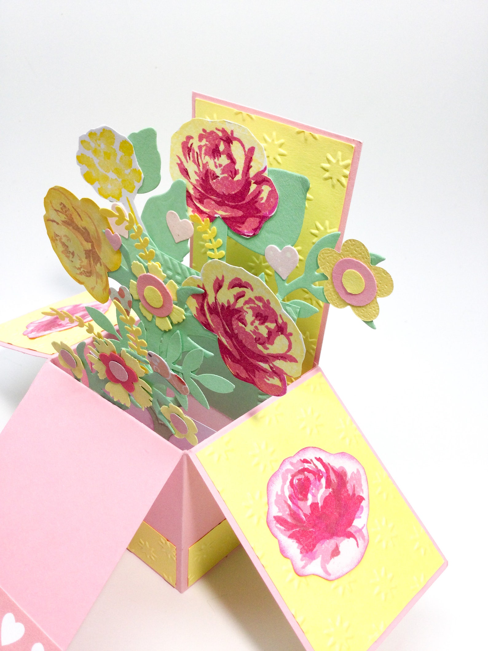 Fancy Hand made cards Pop Up box card Stampin Up cards Etsy
