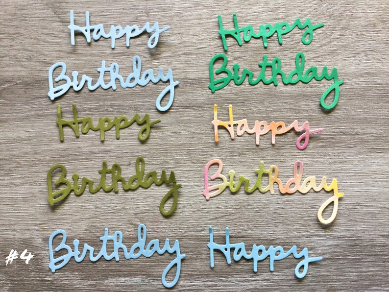 Die Cut Words Die Cut Letters DYI Paper Projects Etsy